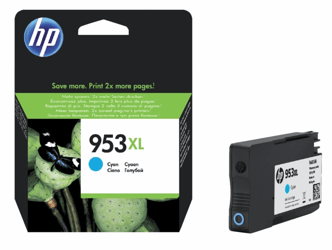 Inkcartridge HP F6U16AE 953XL blauw HC artikel afbeelding