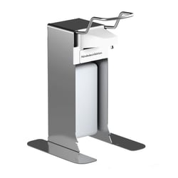 Universele dispenser van aluminium h x b x d = 269x172x172 mm voor 500 ml