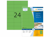 Herma Gekleurde etiketten 70x37 mm, groen (pak 2400 stuks) artikel afbeelding
