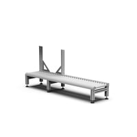 Transportbaan (lopendeband) met bevestigingsframe voor sealers van type S, E, V en I