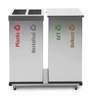 Recycling stickerset NL voor Carro, kleur rood/grijs/groen/geel, model VB 034833