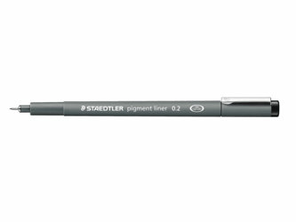 FINELINER STAEDTLER PIGMENT 308 0.1MM ZWART artikel afbeelding