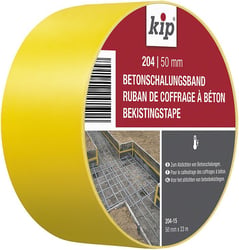 Kip 204 Bekistingstape - geel, breedte 50 mm x lengte 33 m artikel afbeelding
