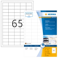 Etiket HERMA 10778 38.1x21.2mm wit 5200 stuks
