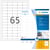Etiket HERMA 10778 38.1x21.2mm wit 5200 stuks