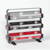 Dispenser tbv 3 rollen, Ø 15.5 cm, max. rolbreedte 30 cm, incl. 3 scheurmessen en voetsteunen artikel afbeelding
