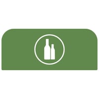 Configure Recyclingstation Paneel Glas 57 ltr, Rubbermaid