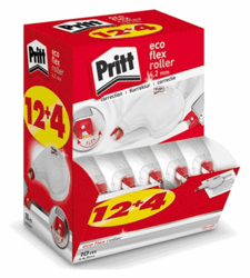 Correctieroller Pritt Eco Flex 4.2mm valuepack 12+4 artikel afbeelding