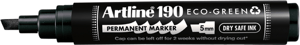 Permanent marker Artline 190 Dry Safe Eco schuin 2-5mm zwart