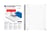 Collegeblok Oxford Office Essentials A4+ lijn 4-gaats 180 pagina's 80gr assorti