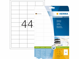 ETIKET HERMA 5051 48.3X25.4MM PREMIUM A4 1100ST artikel afbeelding