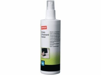 Staples Beeldscherm- en toetsenbordreiniger (fles 250 milliliter) artikel afbeelding