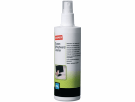 Staples Beeldscherm- en toetsenbordreiniger (fles 250 milliliter)
