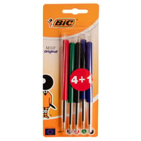 Balpen Bic M10 M assorti/blister 5