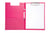 Klembordmap MAUL A4 staand met penlus neon roze