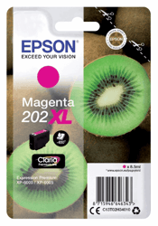 Inktcartridge Epson 202XL T02H34 rood HC artikel afbeelding