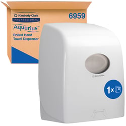Handdoekroldispenser KC Aquarius wit 6959