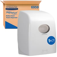 Handdoekroldispenser KC Aquarius wit 6959