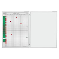 Planbord-set, b x h = 450x600 mm, voor 30 medewerkers