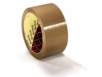 Scotch® Verpakkingstape PP 371 50mm x 66m, bruin (pak 6 x 66 meter) artikel afbeelding