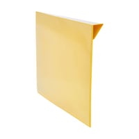 Etikethoezen, VE = 100 stuks voor houten opzetrand voor papierformaat A (Breedte: 305 mm; Hoogte: 230 mm; Kleur: Geel; Voor papierformaat: A4 liggend)