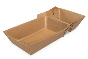 FSC® Kraft snackbakje A22 120x70x35mm