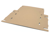 Brievenbusdoos Fefco 0427 350x220x28mm, kleur wit/bruin, dikte E-Golf 1,5mm.