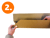 Driehoekskoker bruin,  99mm. Lengte 719mm. artikel afbeelding