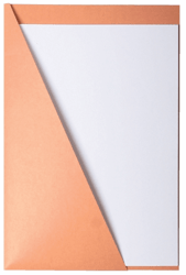Driehoeksmap Quantore 219x330 225gr chamois artikel afbeelding