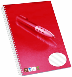 Staples Spiraalblok A4+, geruit 5 mm (pak 5 x 100 vel) artikel afbeelding