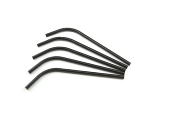 Buigrietje (FSC®) papier zwart, ø 8 mm / 24cm