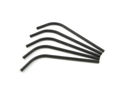 Buigrietje (FSC®) papier zwart, ø 8 mm / 24cm