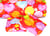 50cm x 150 mtr. gecoatpapier 65gram, design harten/ballonnen