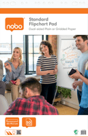 Flipoverpapier Nobo Standaard 65x95cm dubbelzijdig plano 2x 50 vel