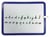 Whiteboard Desq 21x28cm tweezijdig magnetisch