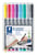 Viltstift Staedtler Lumocolor 318 permanent F set à 8 kleuren
