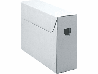 Archiefdoos GA 394x118x265 wit/br/pk 50 artikel afbeelding