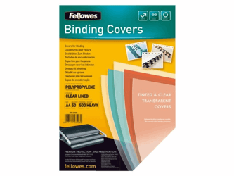 VOORBLAD FELLOWES A4 FANTASIA PP 500MICRON TRANSPARANT artikel afbeelding