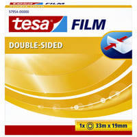 Dubbelzijdig plakband tesafilm® 33mx19mm transparant