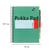 Projectboek Pukka Metallic A4 lijn 5-tabs 200 pagina's 80gr groen