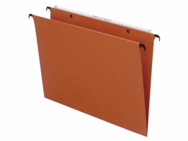 Esselte Hangmap Orgarex Dual Uniscope Verticaal, 330 mm (345 x 245 mm), V-bodem, oranje (pak 25 stuks)