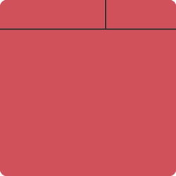 Post-its l x b = 75x75 mm, VE = 10 stuks rood