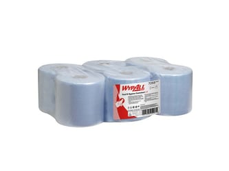 Wypall* L10 Poetsdoeken, 1-Laags, Blauw (pak 6 x 800 vel) artikel afbeelding