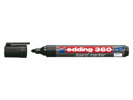 VILTSTIFT EDDING 360 WHITEBOARD ROND 3MM ZWART artikel afbeelding