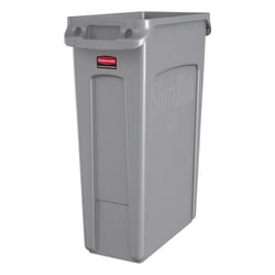 Afvalbak voor kringloopmateriaal SLIM JIM® inhoud 87 l, b x h x d = 279x762x558 mm grijs, vanaf 3 stuks