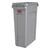 Afvalbak voor kringloopmateriaal SLIM JIM® inhoud 87 l, b x h x d = 279x762x558 mm grijs, vanaf 3 stuks