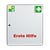 Verbandkast conform DIN 13157 met inhoud, wit, diepte 112 mm h x b = 462x402 mm