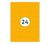 Etiket Rillprint 70x37mm fluororanje 2400 etiketten