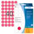 Etiket HERMA 2256 rond 19mm fluor rood 960 stuks