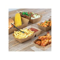FSC® kraft/PLA coated snackbakje A7+/A23